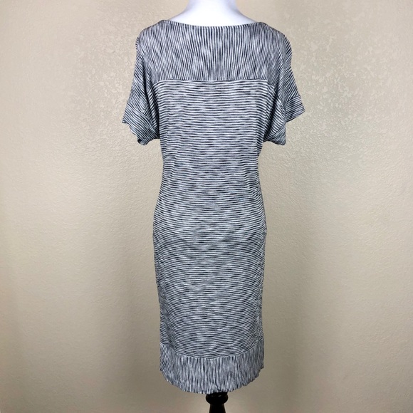 ☀️ 3/$25 LUCKY BRAND Striped Pocket Keyhole Dress - Picture 7 of 8